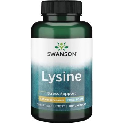 L- Lysine (L-Lizyna) 500mg 100kaps Swanson - 087614012681.jpg