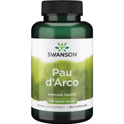 Pau d'Arco 500mg 100kaps Swanson - 087614014241.jpg