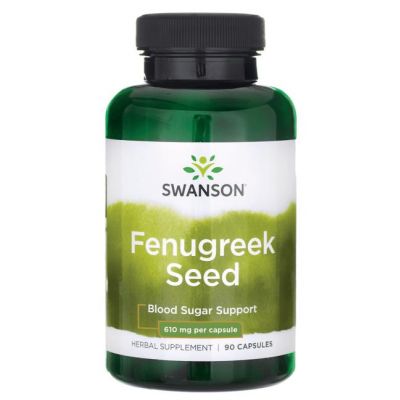 Fenugreek (Kozieradka) 610mg 90kaps Swanson - 087614113357.jpg