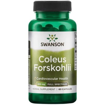 Full Spectrum Coleus Forskohlii 400mg 60kaps Swanson - 087614114286.jpg