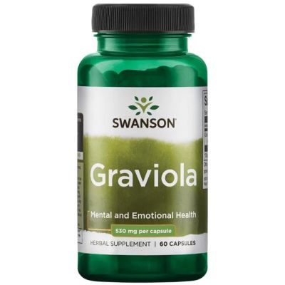 Graviola 530mg 60kaps Swanson - 087614117676.jpg