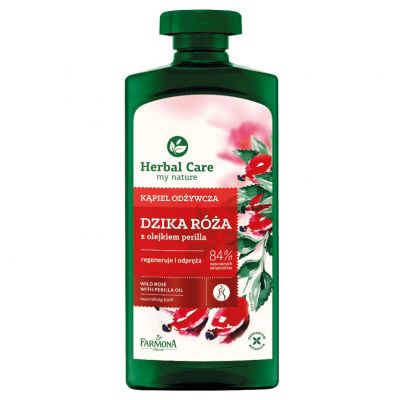 Herbal Care Kąpiel odżywcza Dzika Róża z olejkiem perilla 500ml Farmona - 5900117004241.jpg