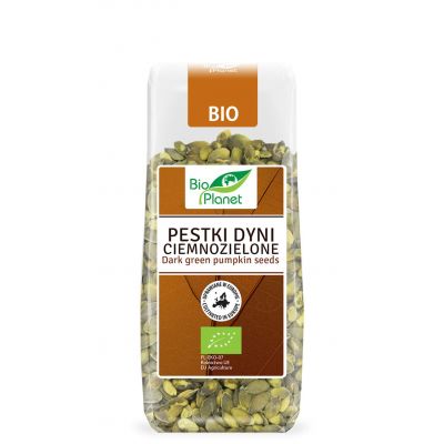 Pestki Dyni ciemnozielone - uprawiane w europie BIO 150g Bio Planet - 5902175860197.jpg