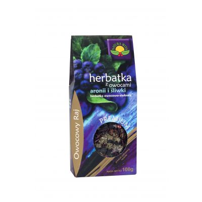 Herbatka z owocami aronii śliwki 100g Natura Wita  - 5902194540667.jpg