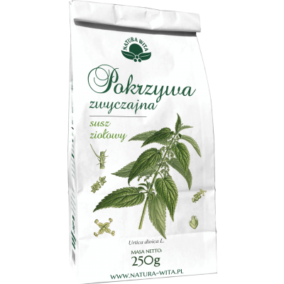 Pokrzywa zwyczajna susz ziołowy 250g Natura Wita - 5902194544702.jpg