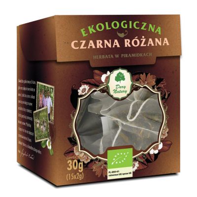 Herbata Czarna Różana EKO 15x2g w piramidkach Dary Natury - 5902581617323.jpg