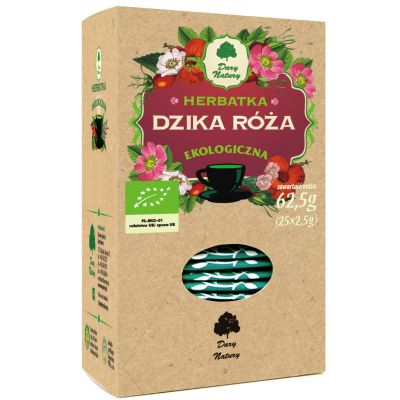 Herbatka Dzika róża EKO 25x2,5g Dary Natury - 5902581618085.jpg