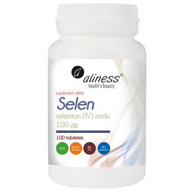 Selen selenian (IV) sodu 100µg 100 tabletek Aliness - 5902596935849.jpg