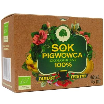 Sok z pigwowca w saszetkach EKO 40x5 ml Dary Natury - 5902741006738.jpg