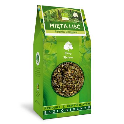 Mięta liść EKO 100g Dary Natury - 5902741007865.jpg