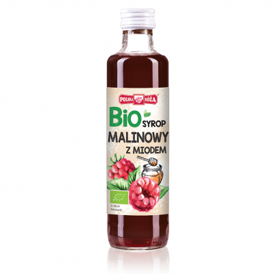 Bio Syrop Malinowy Bez Cukru 250ml Polska Róża - 5902768174779.jpg