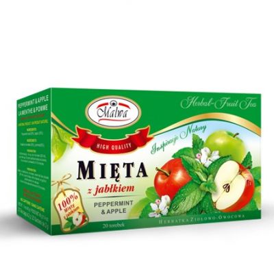 Herbata Mięta z Jabłkiem 20x2g Malwa  - 5902781000284.jpg