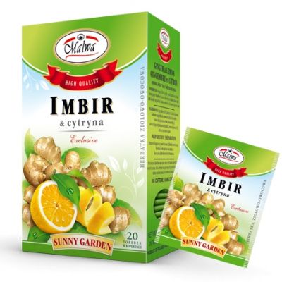 Herbata Imbir & Cytryna 20x2g Malwa  - 5902781001274.jpg