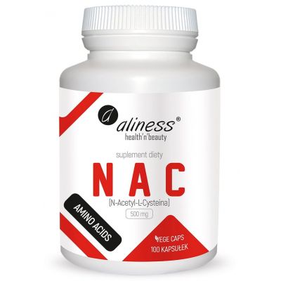 NAC 190 mg N-Acetyl-L-Cysteine 100 tabletek Aliness - 5903242580819.jpg