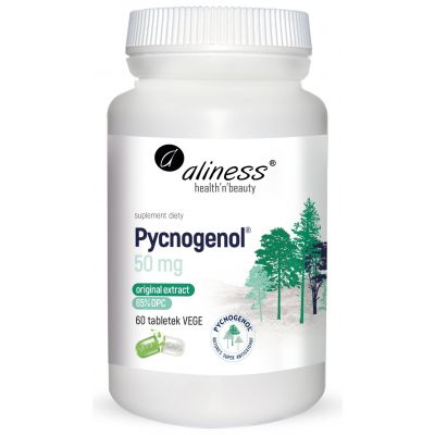 Pycnogenol® extract 65% 50mg x 60vege tabs Aliness - 5903242582165.jpg