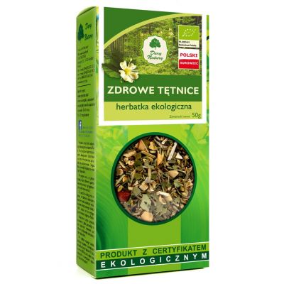 Herbatka Zdrowe tętnice/Polecana przy Miażdżycy EKO 50g Dary Natury - 5903246864076.jpg