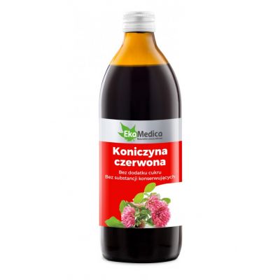 Koniczyna Czerwona sok 500ml EkaMedica - 5904213000893.jpg