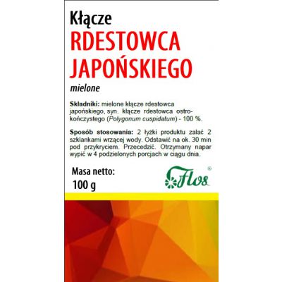 Rdestowiec Japoński kłącze mielone 100g Flos - 5905279799370.jpg