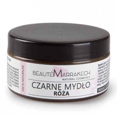 Mydło czarne z olejem różanym 100g Beaute Marrakech - 5906874005088.jpg