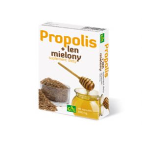 Propolis + len mielony 48 kaps. GAL  - 5907501110601.jpg