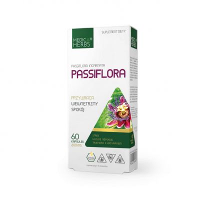 Passiflora 60 kaps. Medica Herbs - 5907622656293.jpg
