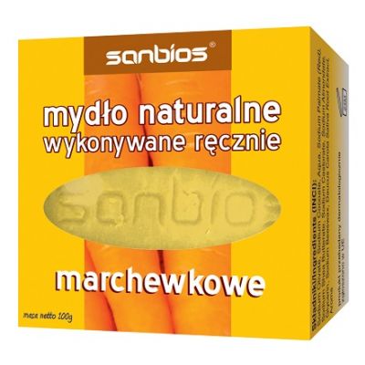 Mydło marchewkowe 100g Sanbios - 5908230845543.jpg