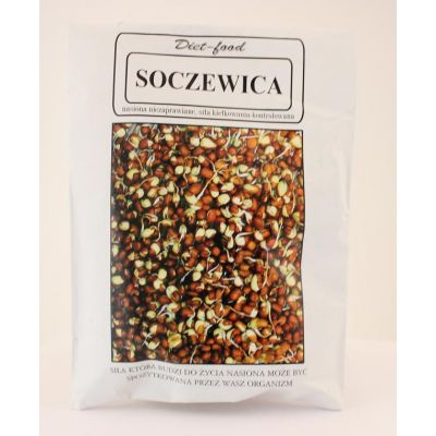 Nasiona do kiełkowania soczewica 160g Diet Food - 5908291093365.jpg