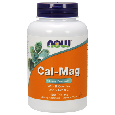 Cal-Mag Stress Formula 100 tabletek Now Foods - 733739012753.jpg
