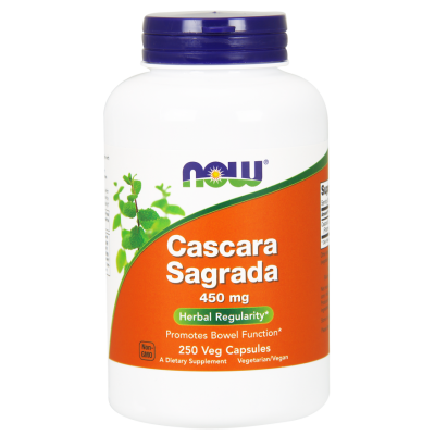 Cascara Sagrada 450mg 250 kapsułek Now Foods - 733739046239.jpg
