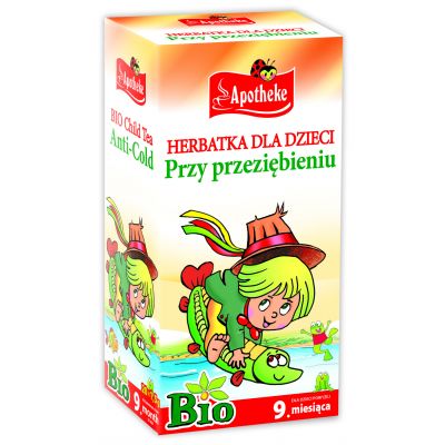 Herbatka dla dzieci przy przeziębieniu BIO 20x1,5g Apotheke  - 8595178201738.jpg